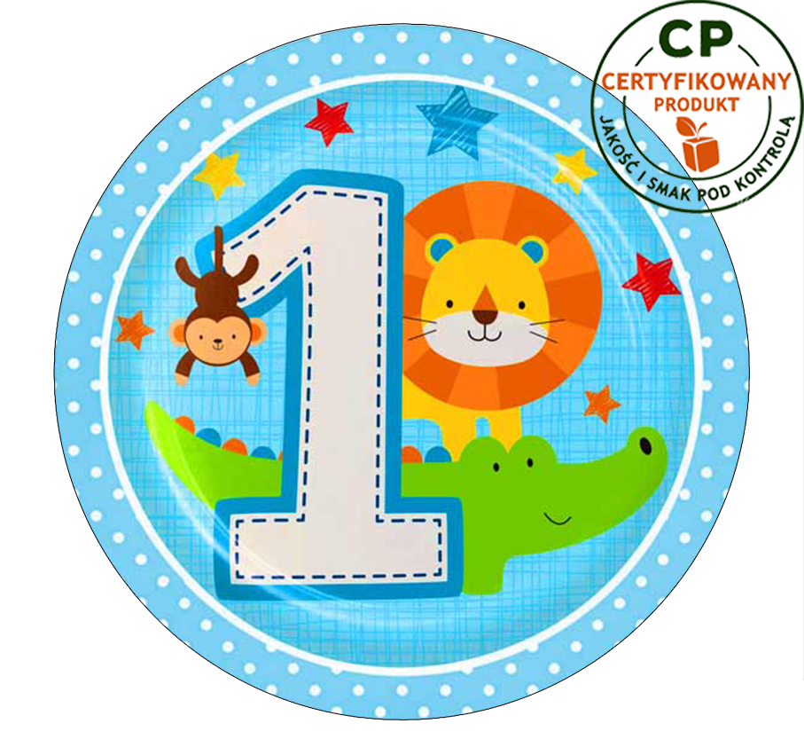 Opłatek na tort - na Roczek