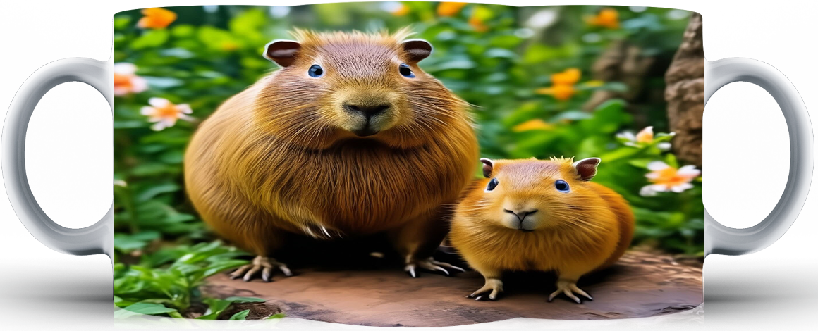 Kubek ceramiczny Kapibara