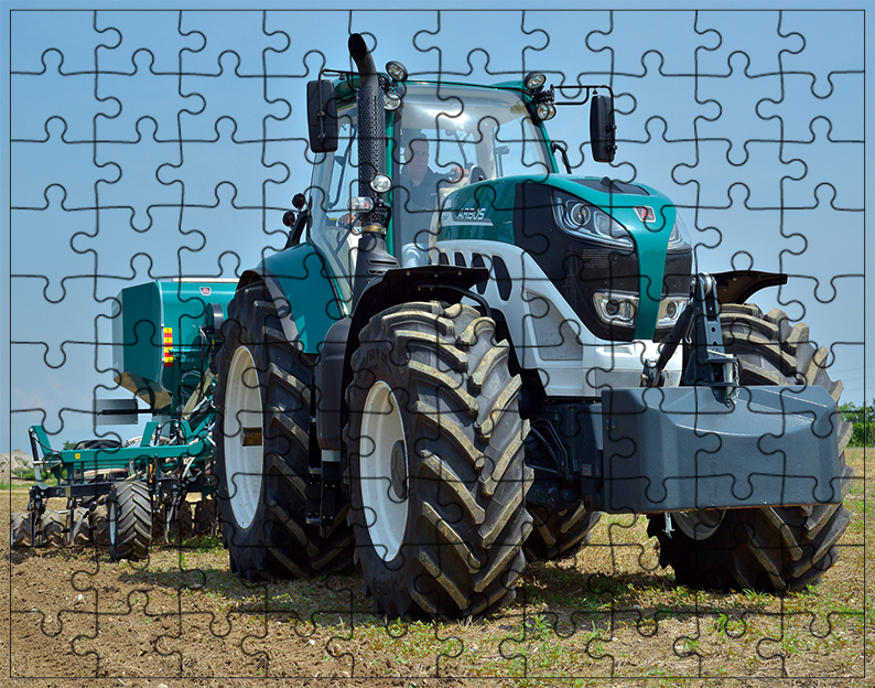 Puzzle Traktor Ciągnik