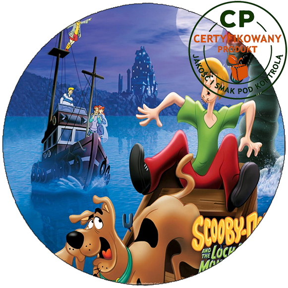 Opłatek na tort - Scoobie Doo