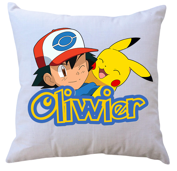 Poduszka Pokemon z imieniem