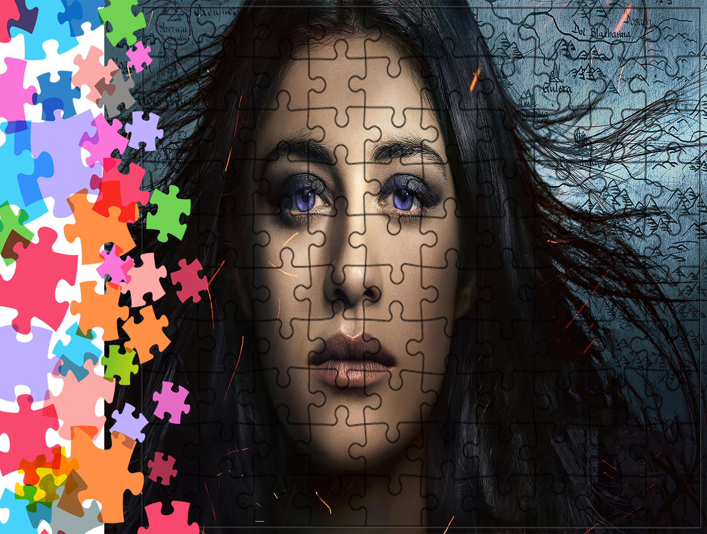 Puzzle tradycyjne Wiedźmin