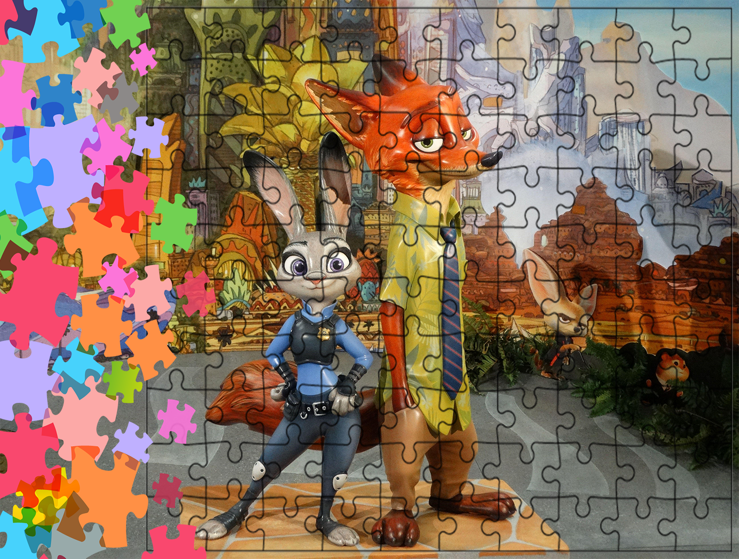 Puzzle tradycyjne - Zwierzogród 2 - Zootopia