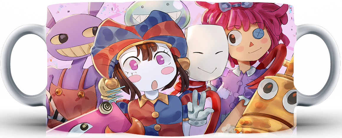 Kubek ceramiczny The Amazing Digital Circus - Niesamowity cyfrowy cyrk