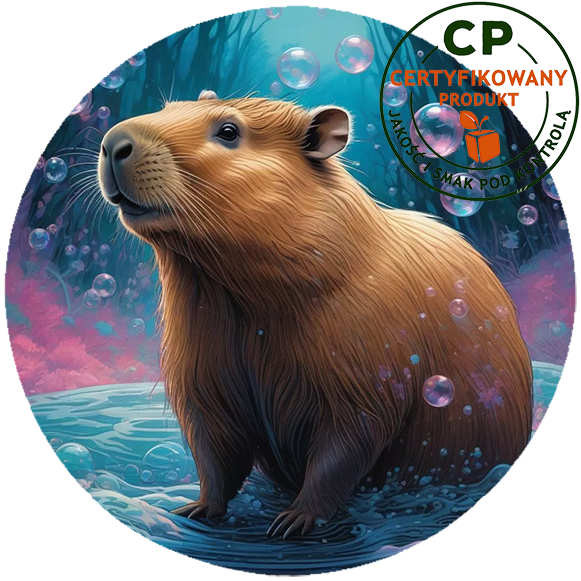 Opłatek waflowy na tort - Kapibara