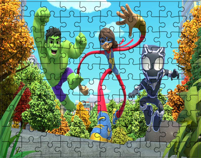 Puzzle Spidey i Przyjaciele