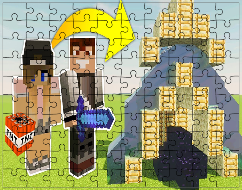 Puzzle Minecraft Roblox