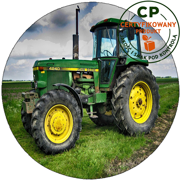 Opłatek na tort Traktor - Ciągnik