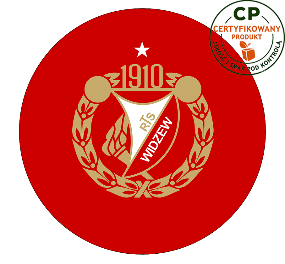 Opłatek na tort Widzew Łódź