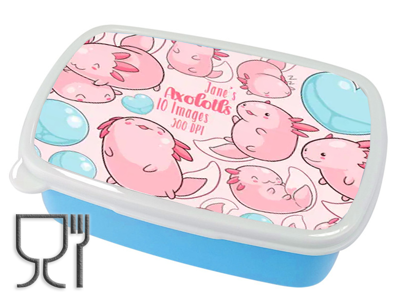 Pojemnik śniadaniowy Axolotl - Minecraft