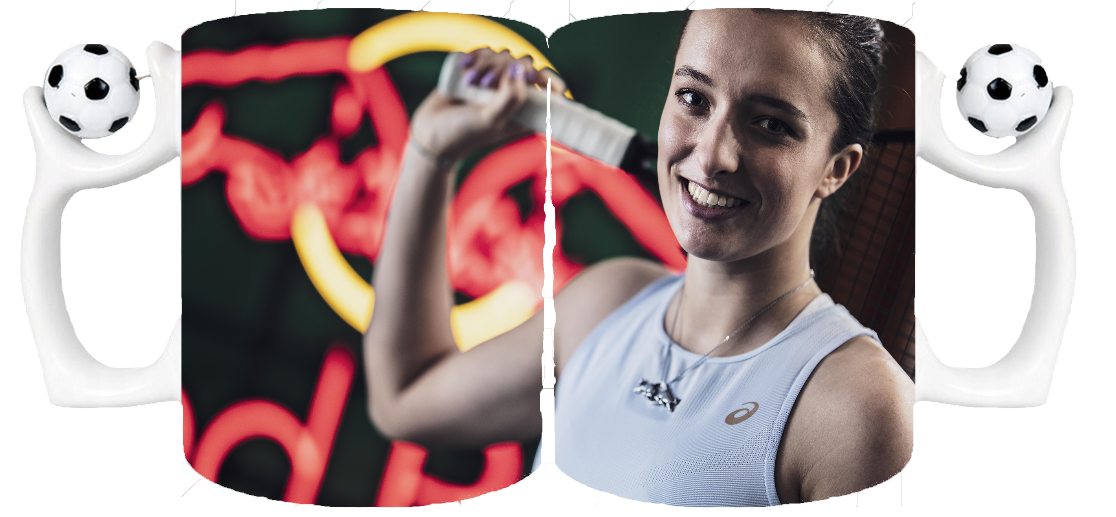 Kubek z uchwytem dla Fana Iga Świątek