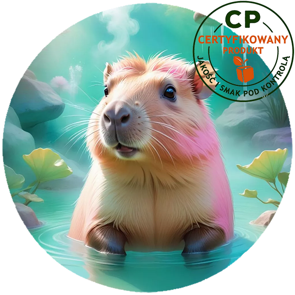 Opłatek waflowy na tort - Kapibara