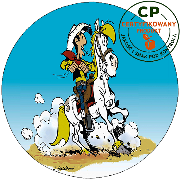 Opłatek na tort Lucky Luke