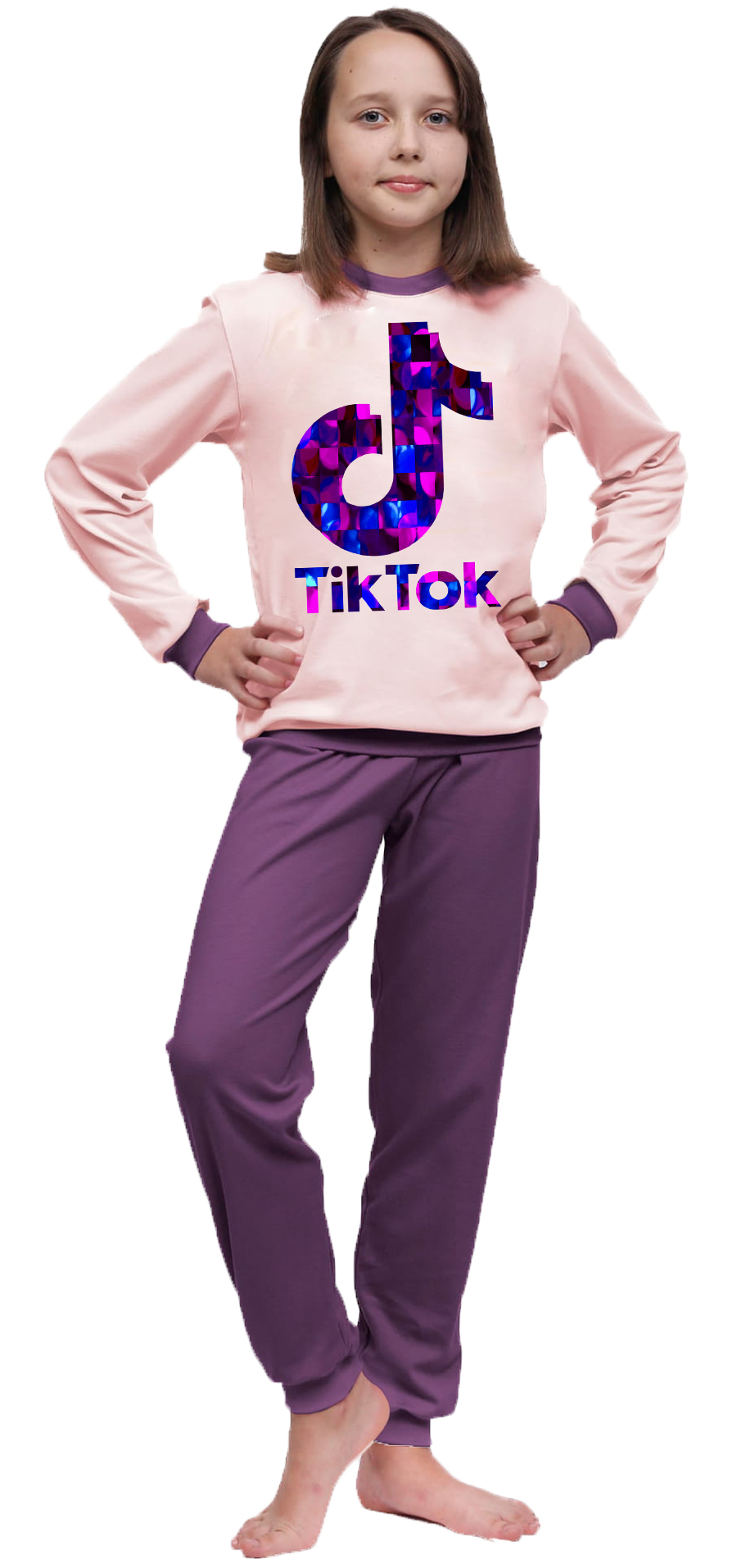 Piżama dziecięca Tik Tok