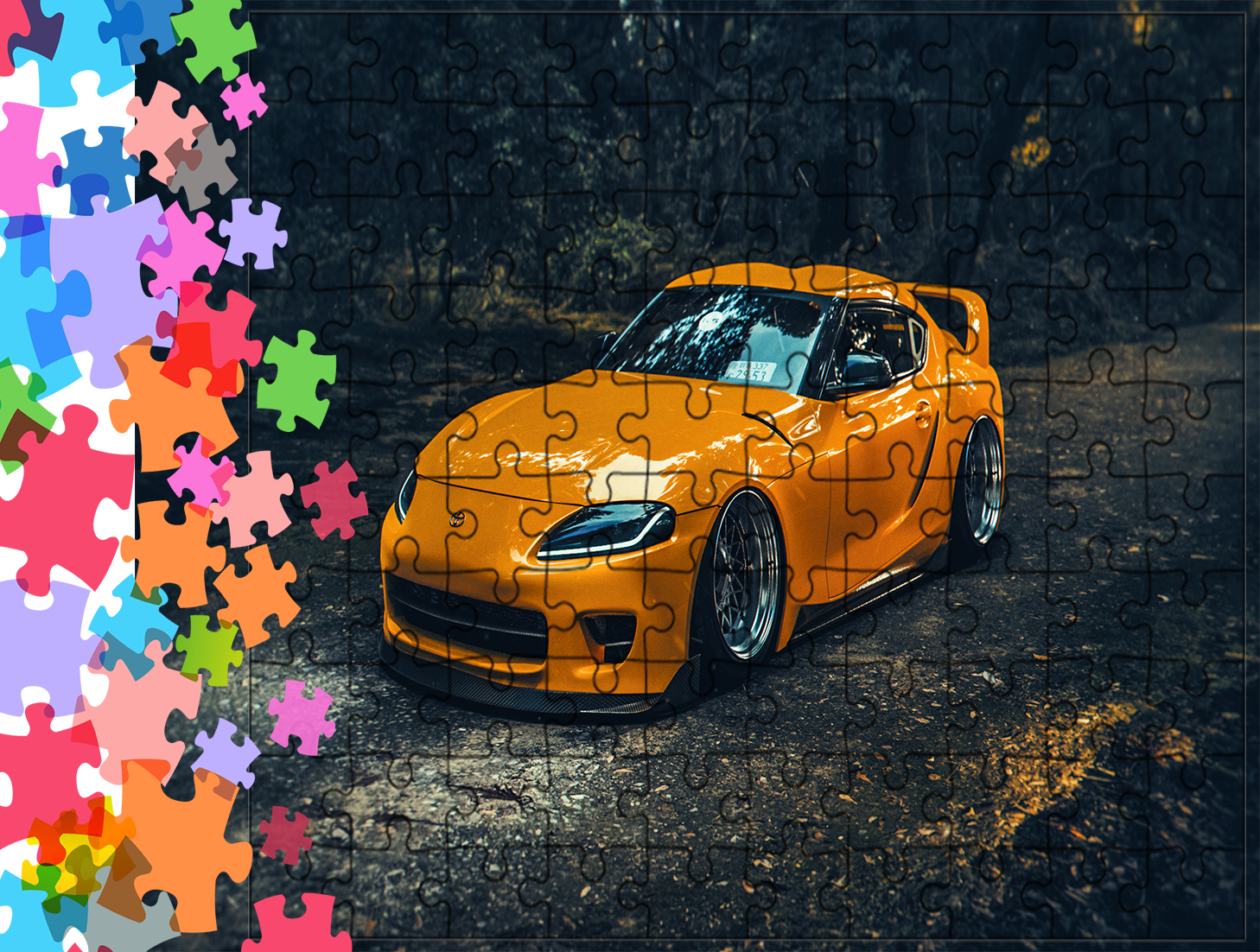 Puzzle tradycyjne Samochody