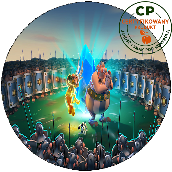 Opłatek waflowy na tort - ASTERIX & OBELIX