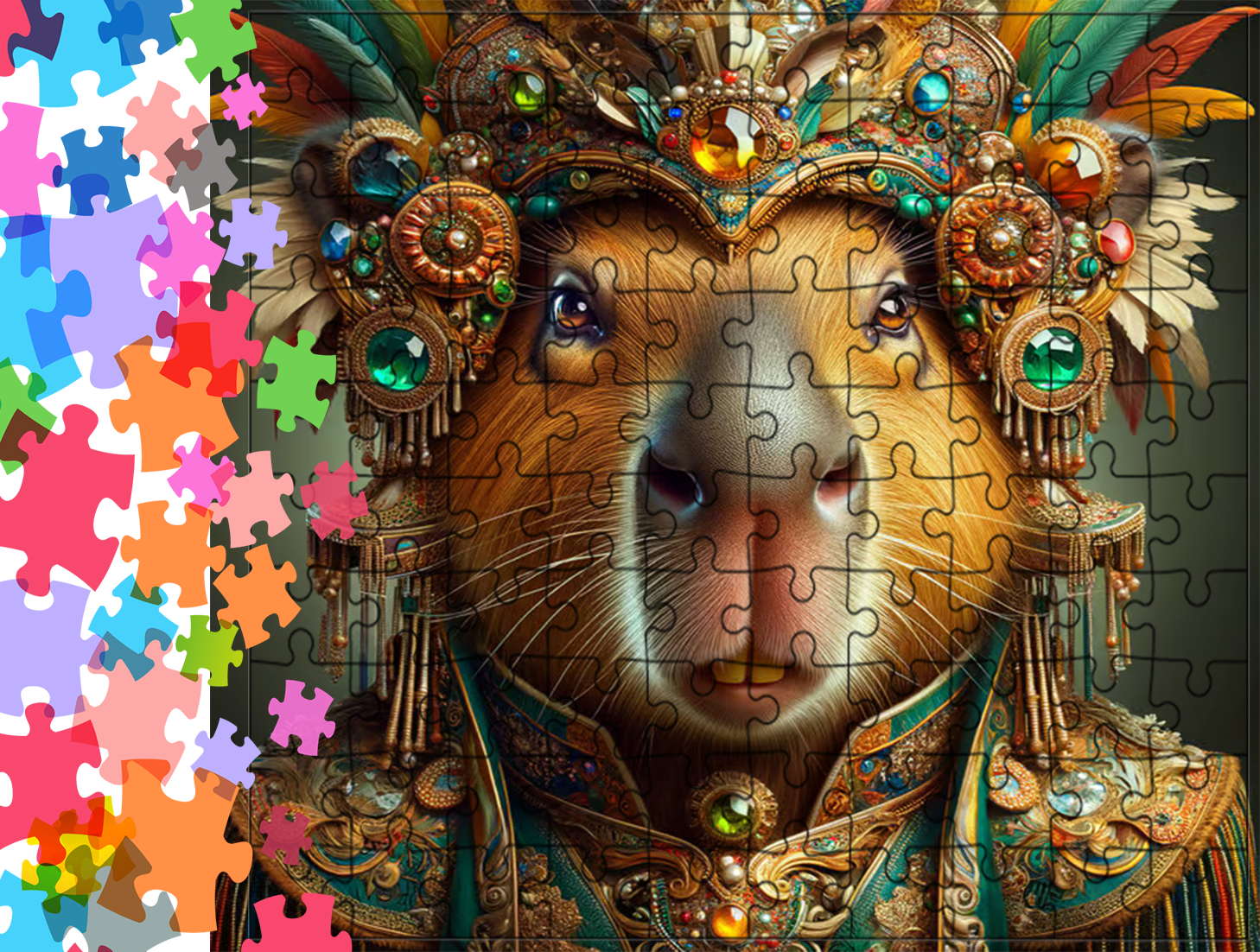 Puzzle tradycyjne - Kapibara