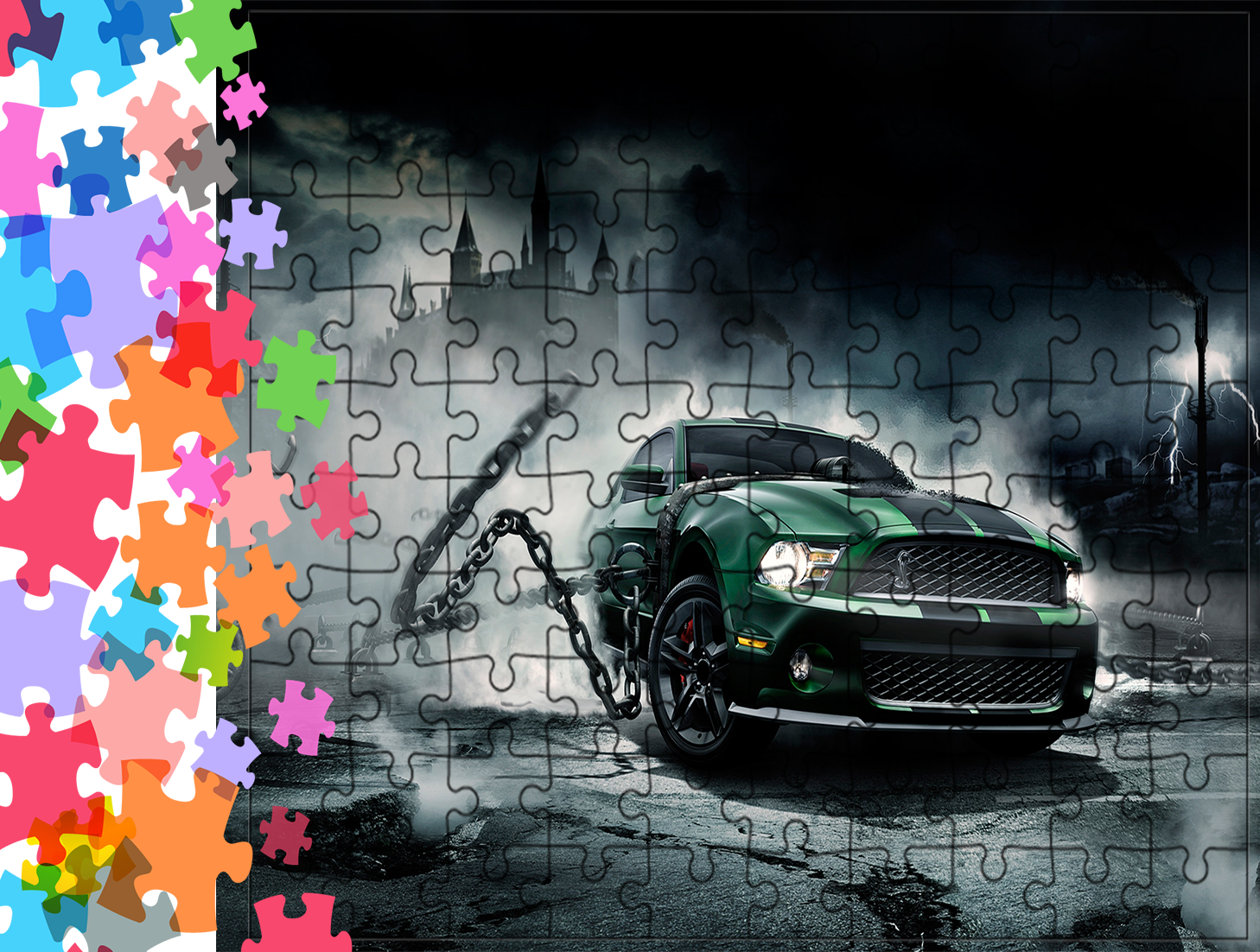 Puzzle tradycyjne Samochody