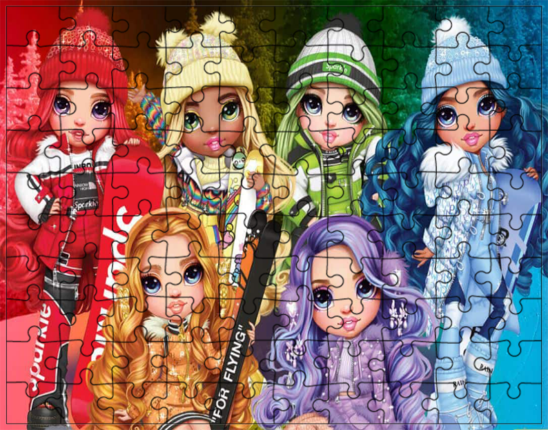 Puzzle Rainbow High