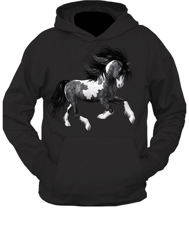 Bluza z kapturem Konie