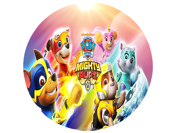 Opłatek na tort Psi Patrol