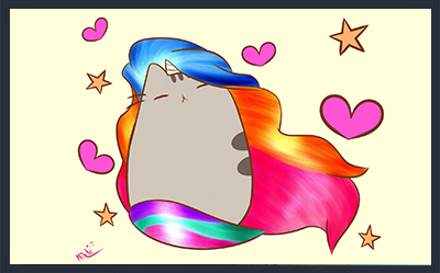 Magnes na lodówkę Pusheen