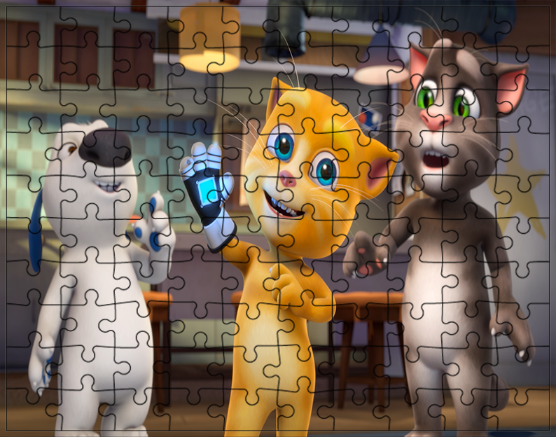 Puzzle Gadający Kot