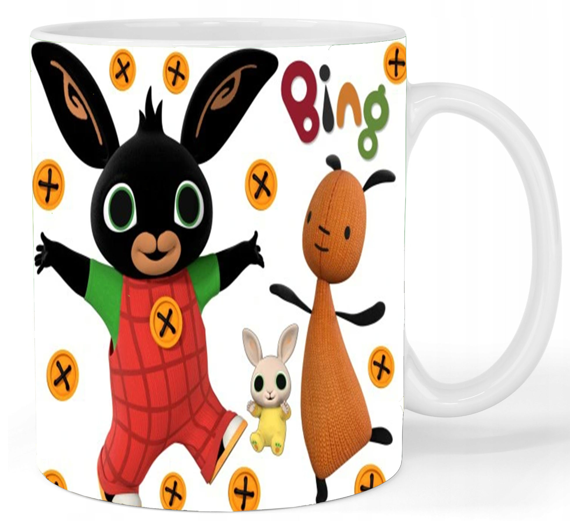 Kubek ceramiczny Królik Bing