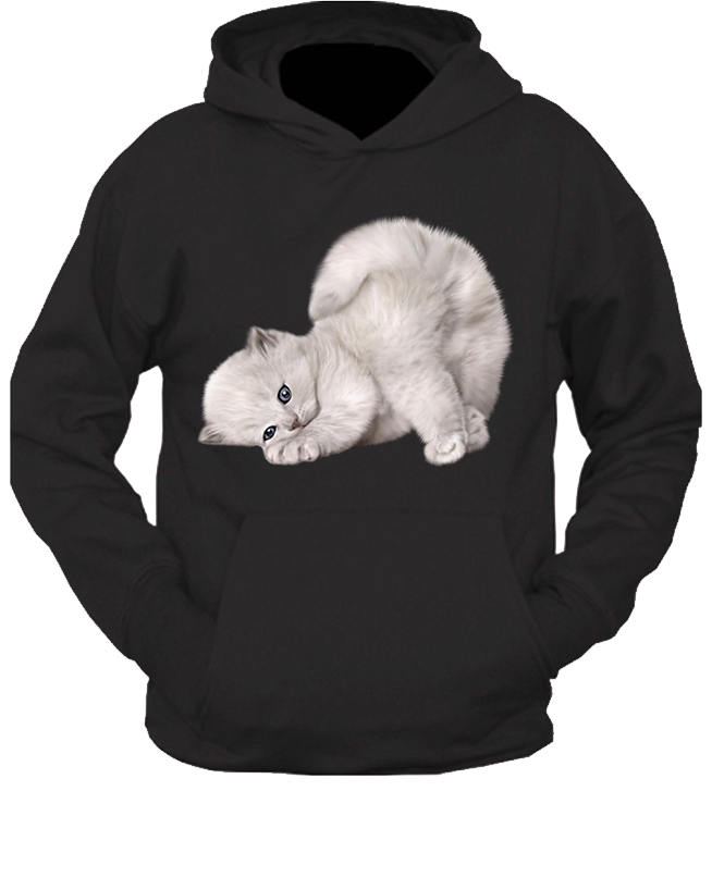 Bluza z kapturem z Kotami