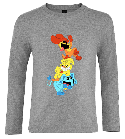 Koszulka z długim rękawem Smiling Critters - Catnap