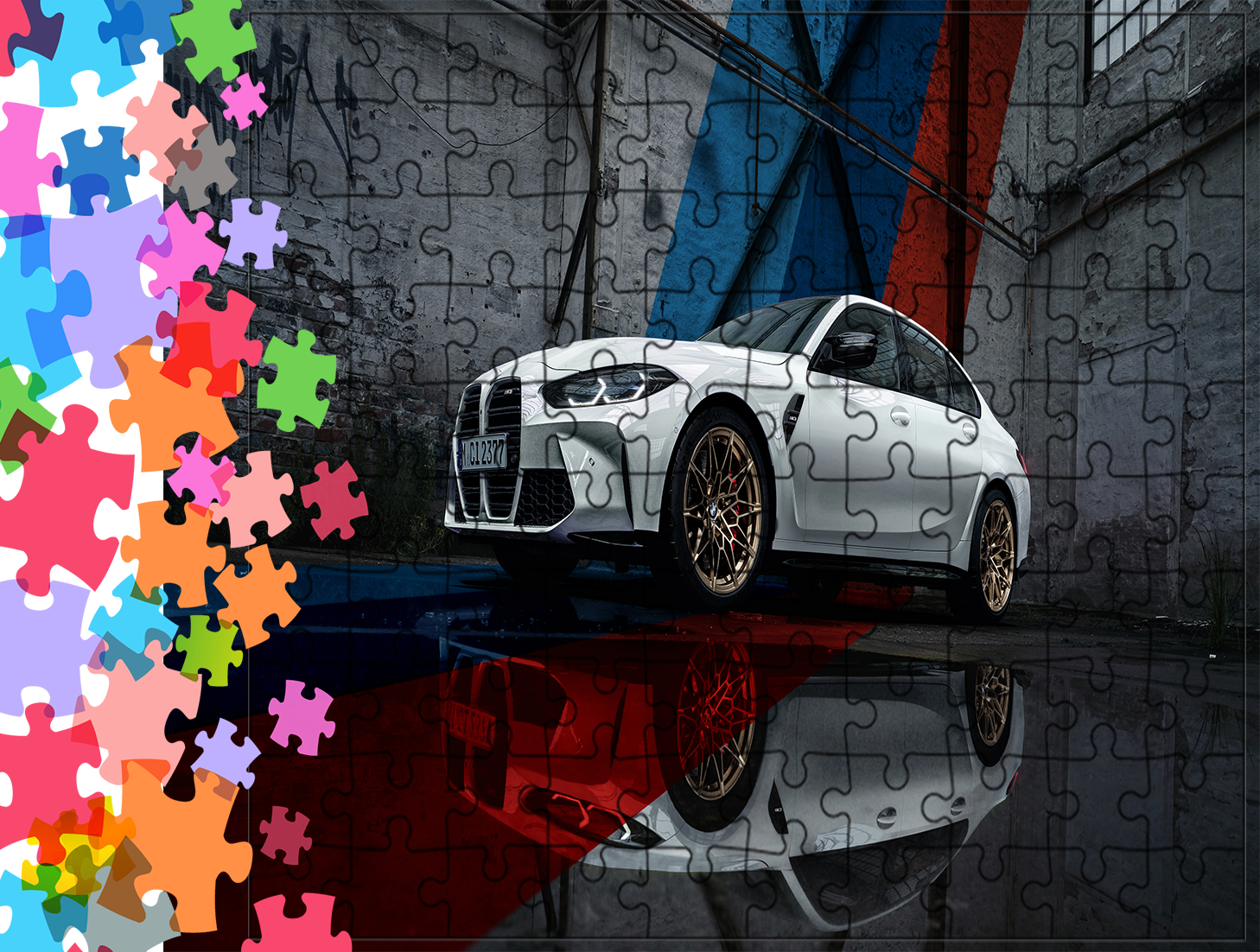 Puzzle tradycyjne Samochody