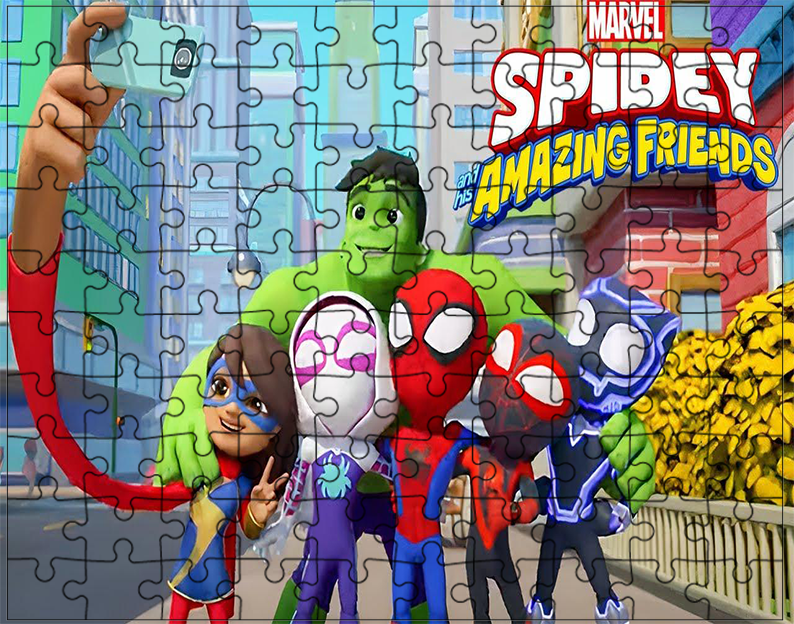 Puzzle Spidey i Przyjaciele