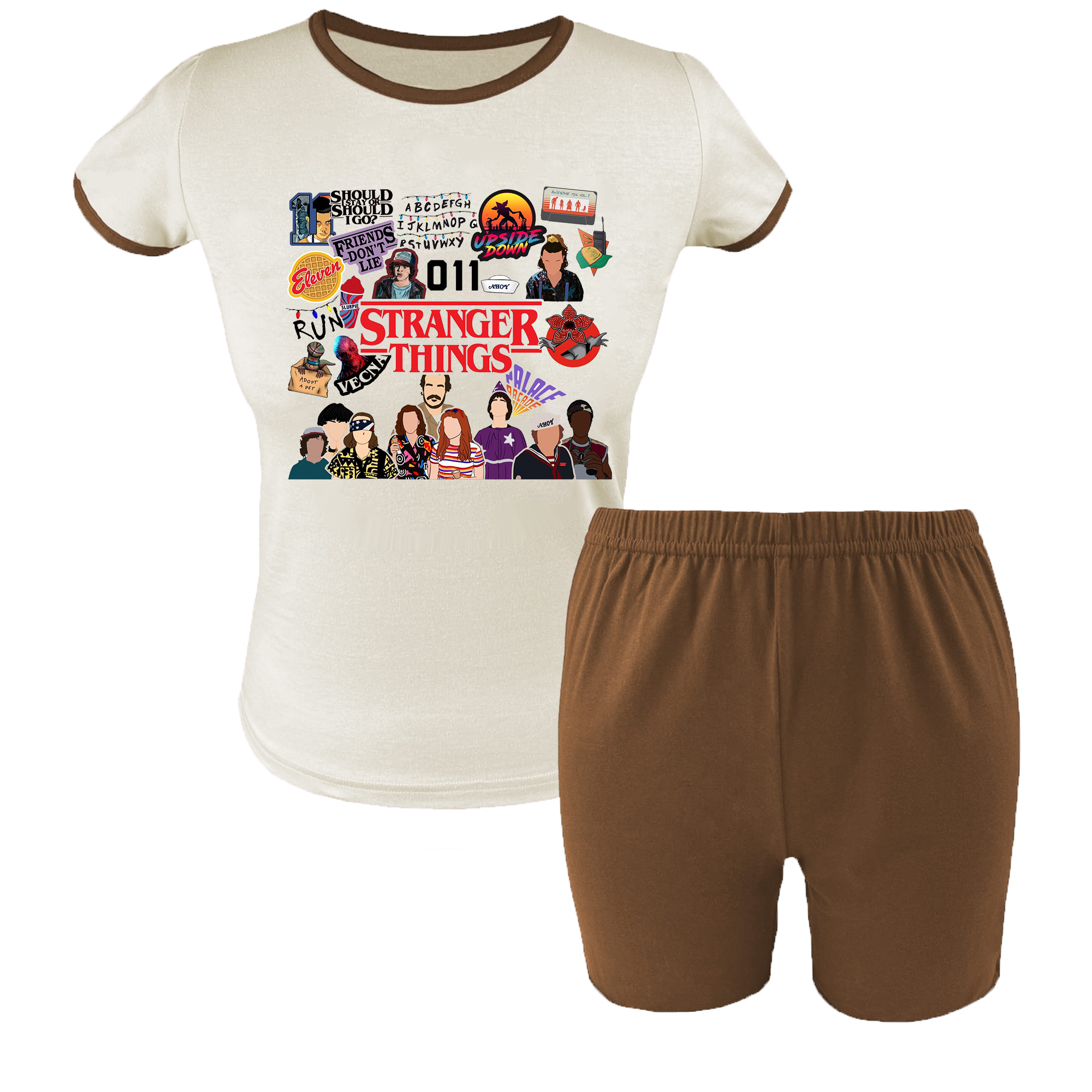 Krótka Piżama dziecięca - Stranger Things - Nowy Sezon