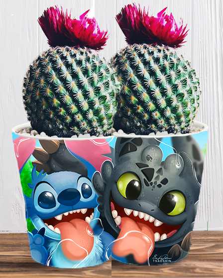 Doniczka do kwiatów/roślin - Lilo i Stich