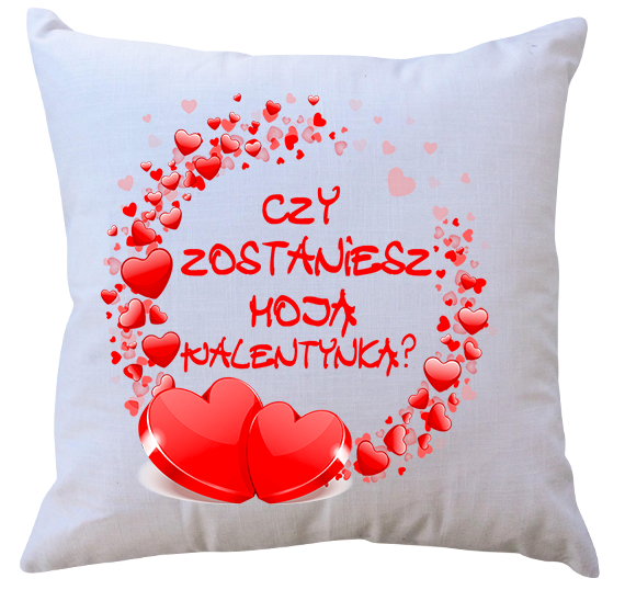 Poduszka na Walentynki