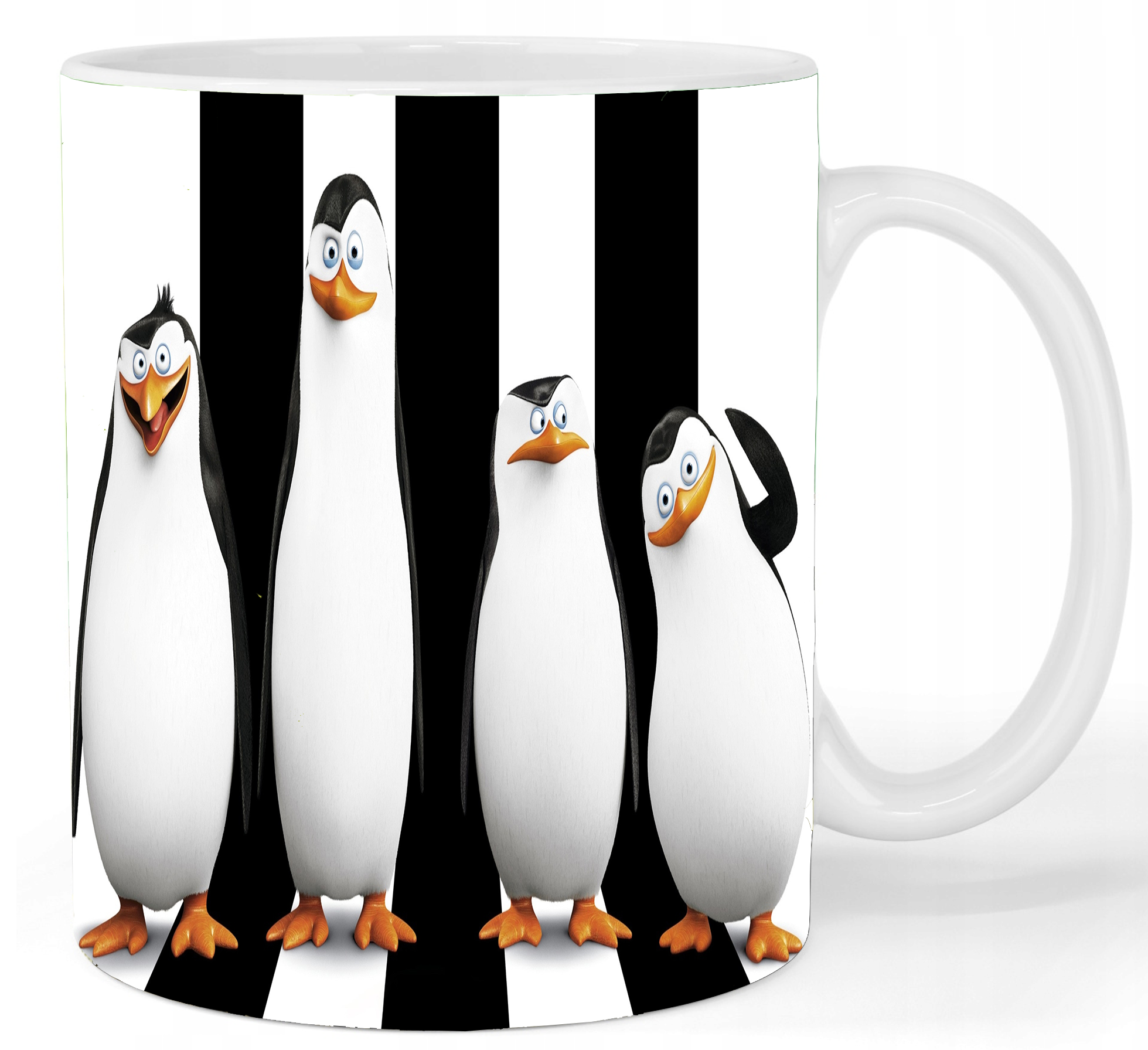 Kubek ceramiczny Pingwiny z Madagaskaru