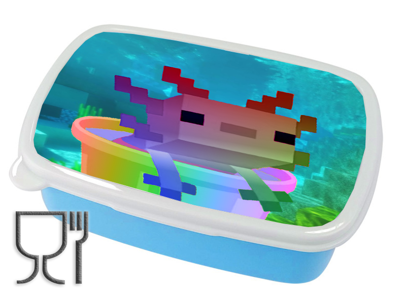 Pojemnik śniadaniowy Axolotl - Minecraft
