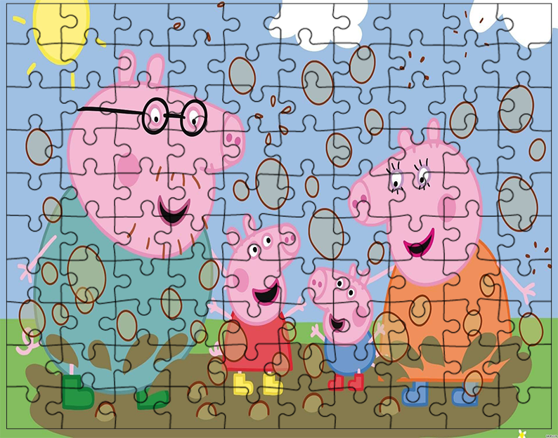 Puzzle Świnka Peppa