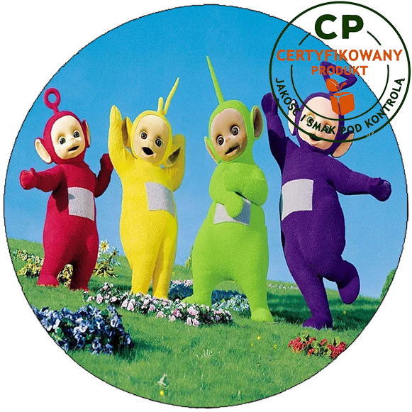 Opłatek na tort - Teletubisie