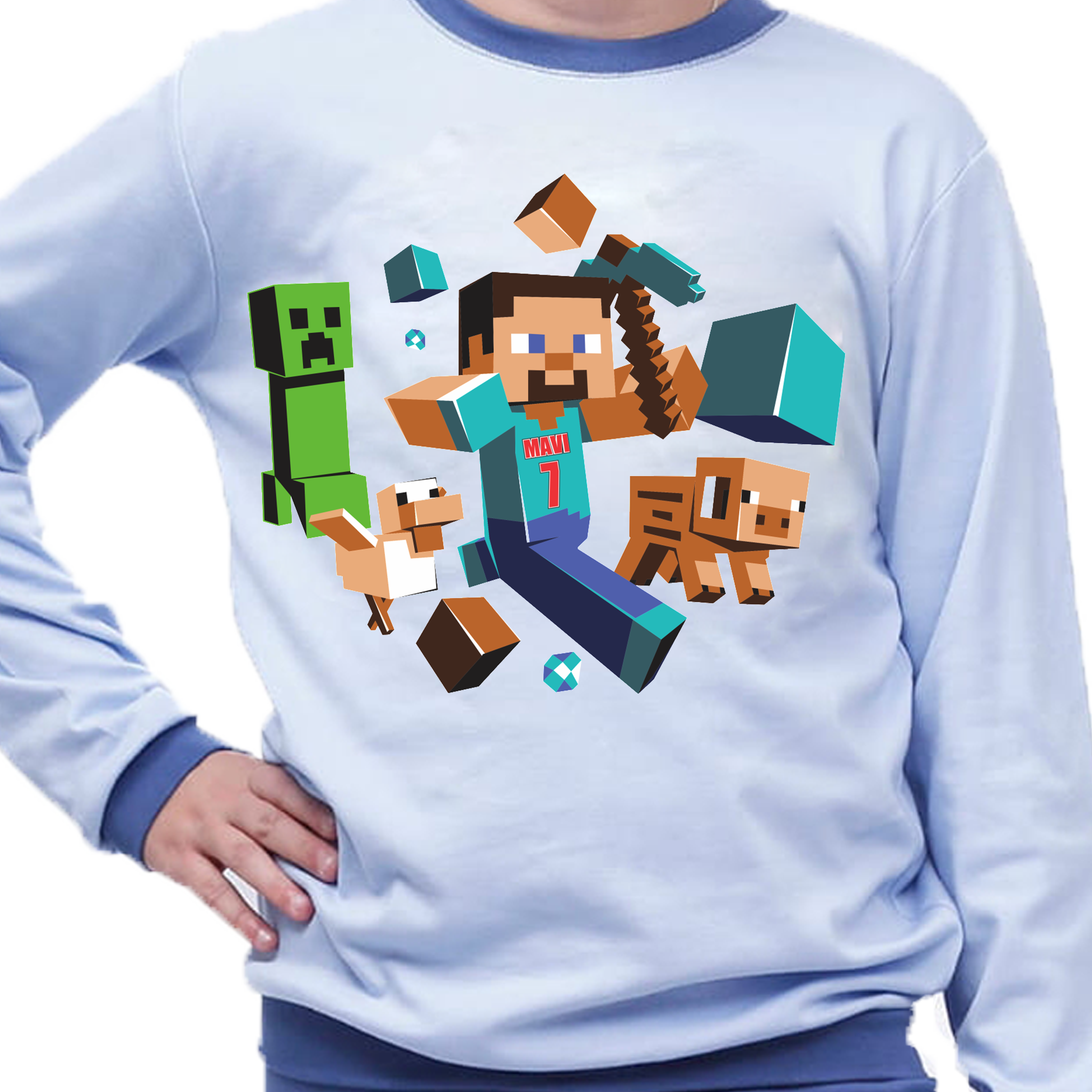 Piżama dziecięca Minecraft