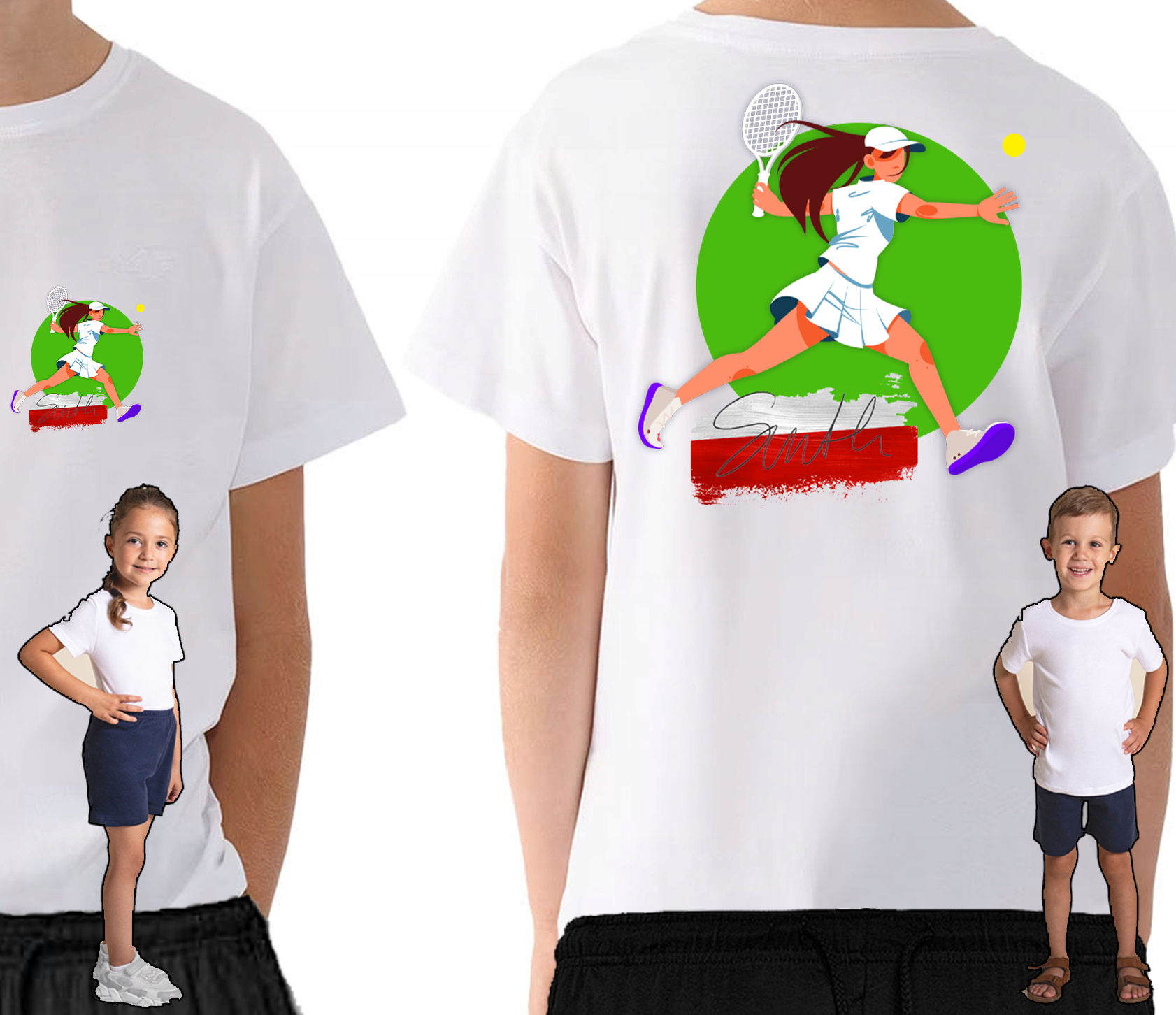 Komplet Sportowy Dziecięcy - Iga Świątek - dla fana