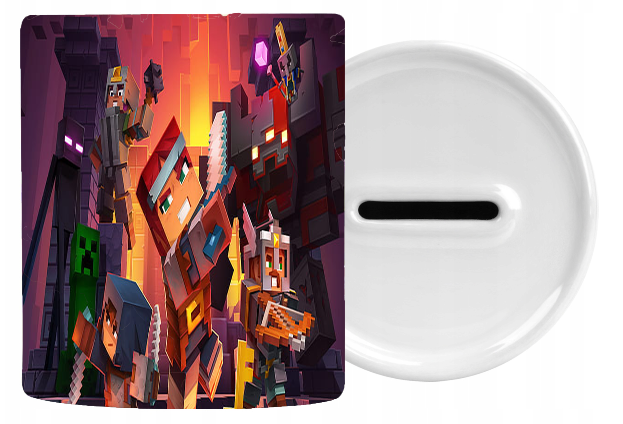 Skarbonka Ceramiczna Minecraft - Nowy Świat