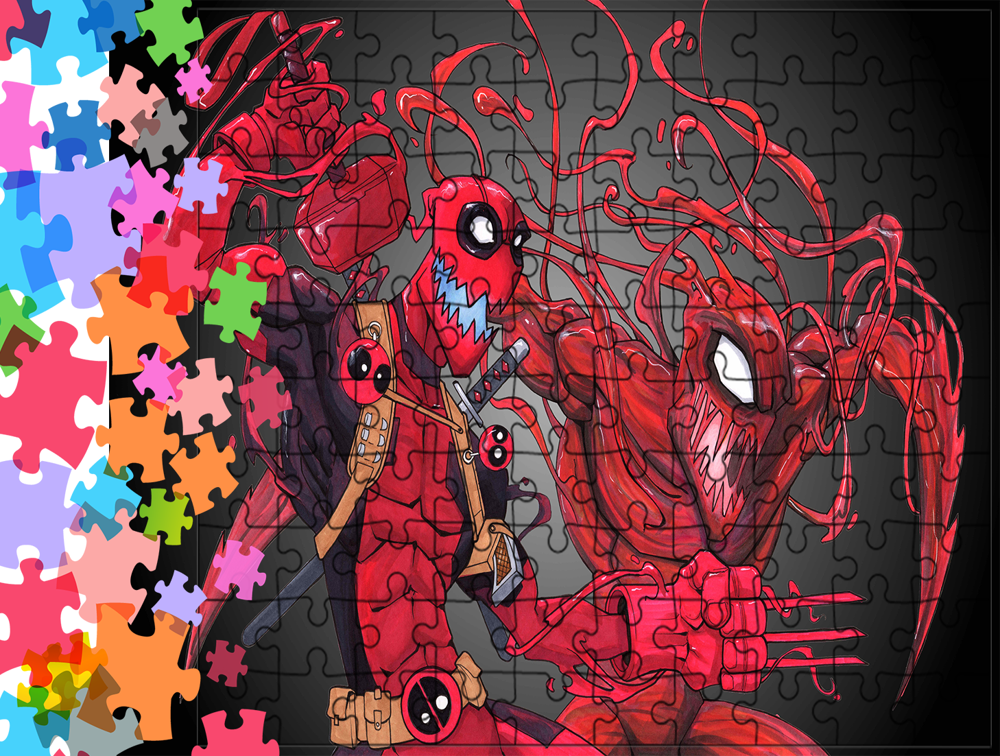 Puzzle tradycyjne Deadpool - Marvel