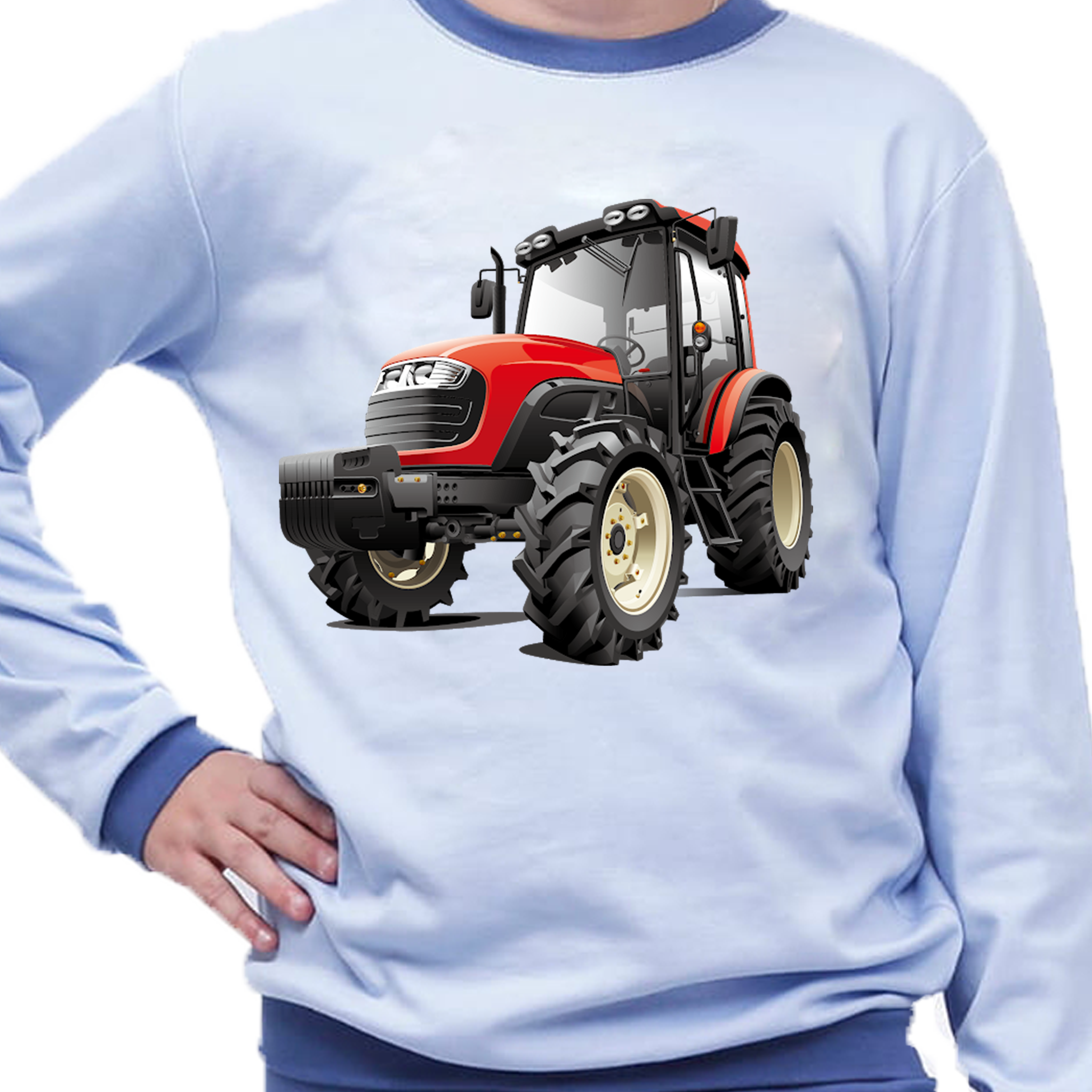 Piżama dziecięca Traktory