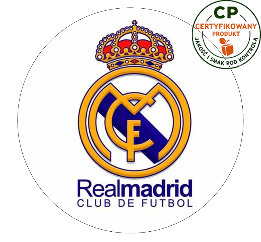 Opłatek na tort Real Madryt