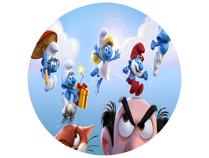 Podkładka pod myszkę Smerfy