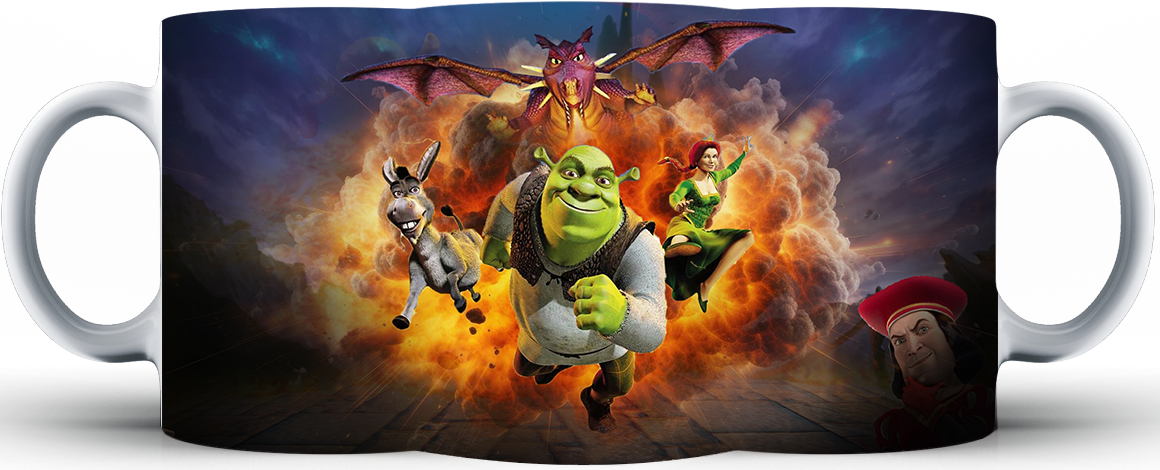 Kubek ceramiczny Shrek