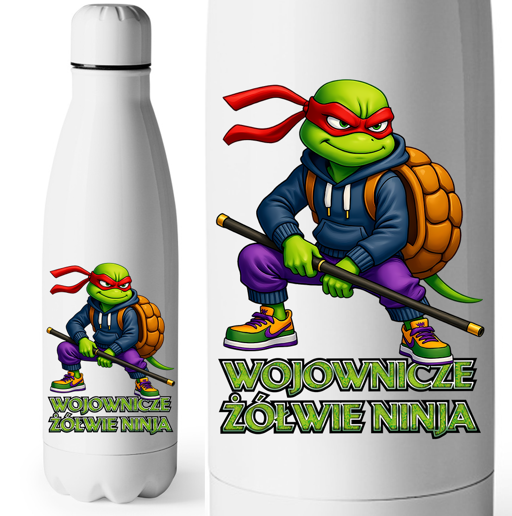 Termos - Butelka Termiczna - Wojownicze Żółwie Ninja