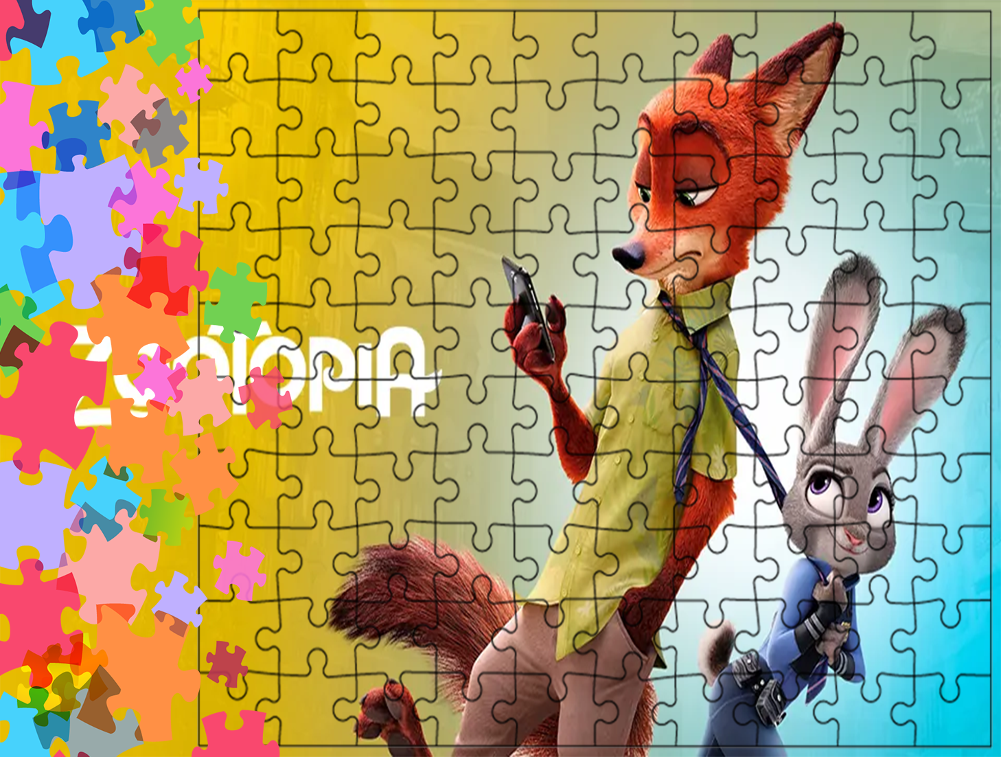 Puzzle tradycyjne - Zwierzogród 2 - Zootopia