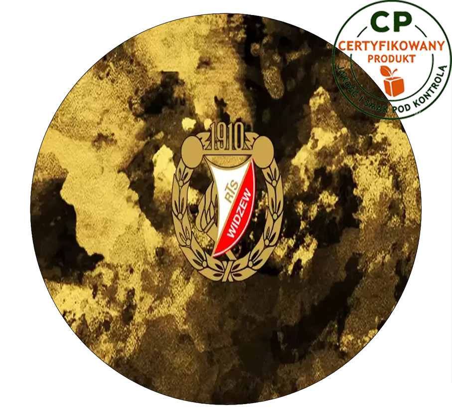 Opłatek na tort Widzew Łódź